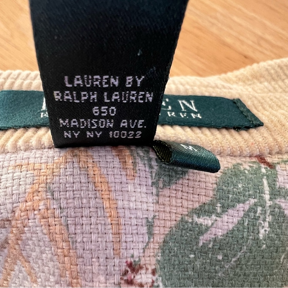 NWOT Lauren Ralph Lauren Floral Chore Coat / Barn Jacket, Size Medium - Picture 12 of 14